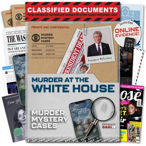Murder Mystery Cases: Murder at the White House