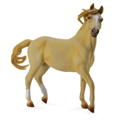Mustang Stallion Light Palomino 1:12 (Deluxe)