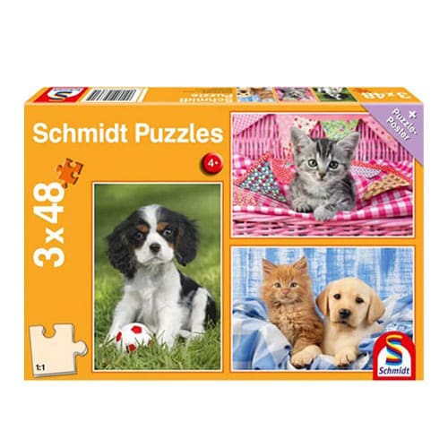 My Cutest Baby Animals Puzzle (3x48 Pieces)