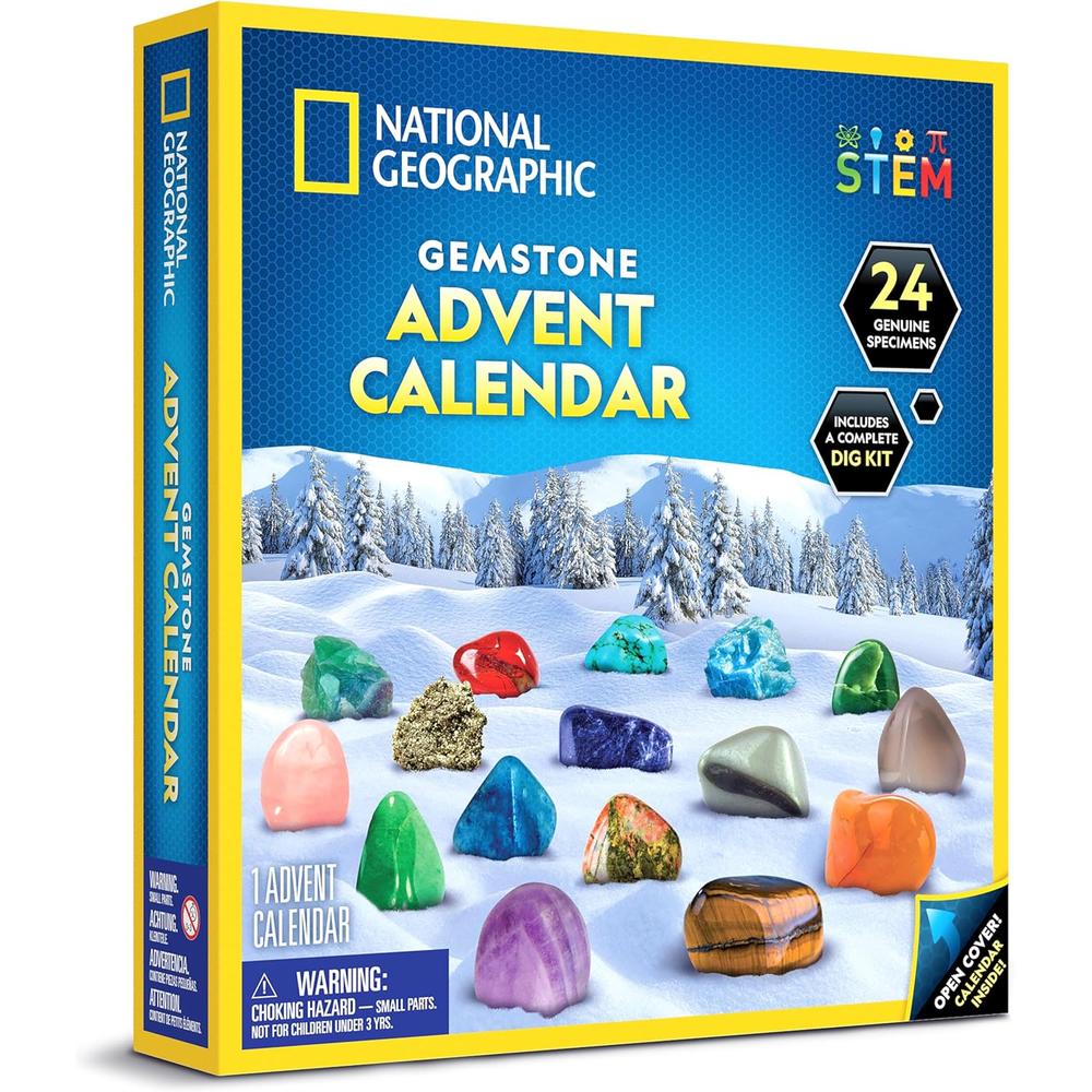 National Geographic 24-Day Rock and Gemstone Advent Calendar