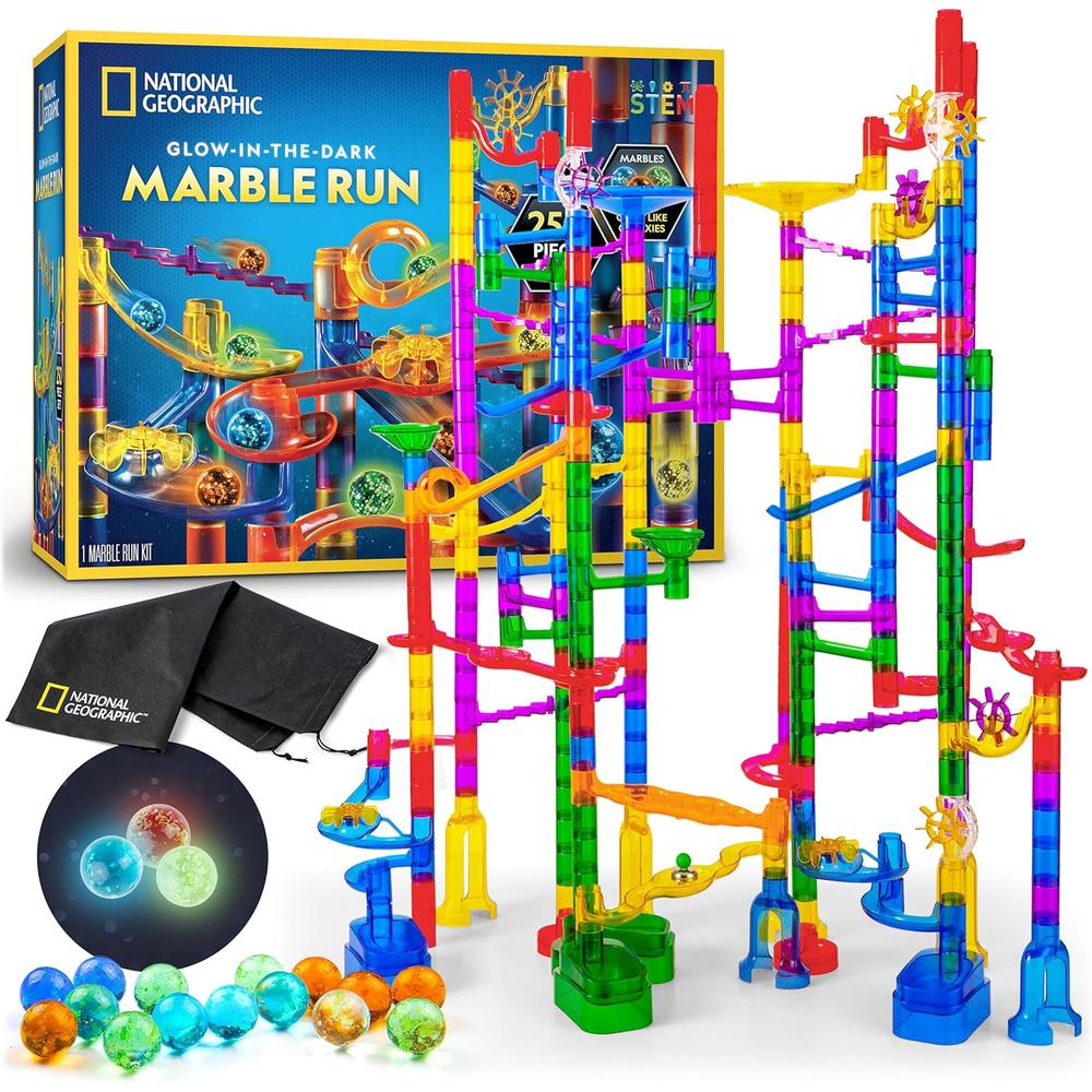 National Geographic 50 pc Glow-in-the-Dark Marble Run by National Geographic