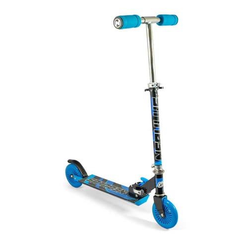 Nebulus Scooter Black With  Blue Chrome Finish
