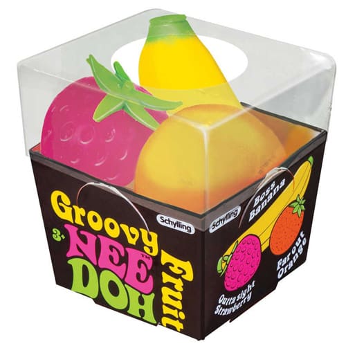 Nee-Doh Groovy Fruits - Assorted (One Supplied)
