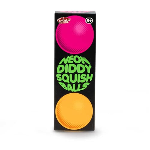 Neon Diddy Squish Balls - 3pk