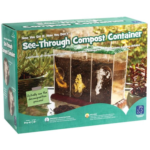 Now You See It, Now You Don't See-Through Compost Container
