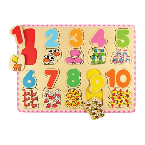 Number & Colour Matching Puzzle