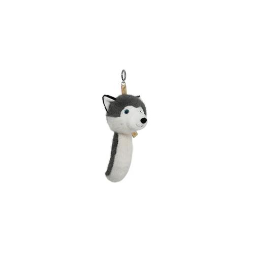 One Love Scout Husky Grey & White Bag Charm