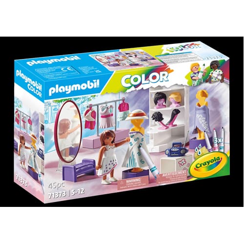 PLAYMOBIL 71373 Color: Dressing Room with colourful water-soluble markers