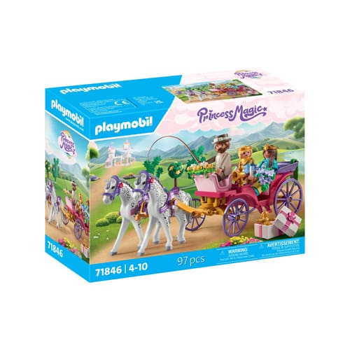 PLAYMOBIL 71846 Princess Magic Carriage with Prince and Princess