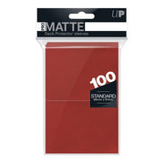 PRO-Matte Standard Sleeves: Red (100)