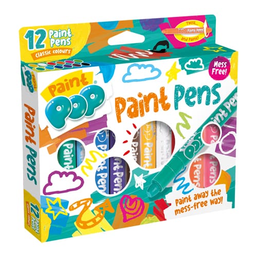 Paint Pop Pens 12 pack