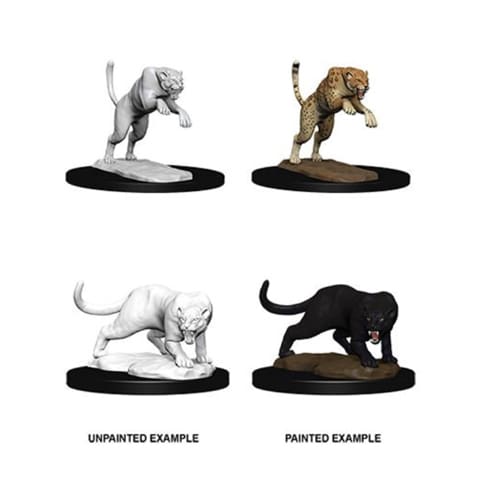 Panther & Leopard: D&D Nolzur's Marvelous Unpainted Miniatures (Wave 6)