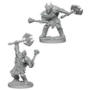Pathfinder Deep Cuts Unpainted Miniatures (Wave 3): Half-Orc Male Barbarian
