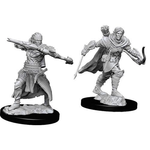 Pathfinder RPG: Battles Deep Cuts Unpainted Miniatures: Male Half-Elf Ranger (Wave 7)