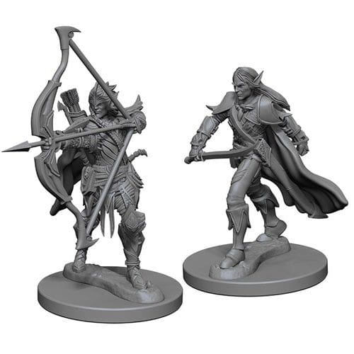 Pathfinder RPG: Deep Cuts Unpainted Miniatures: Elf Male Fighter (Wave 1)