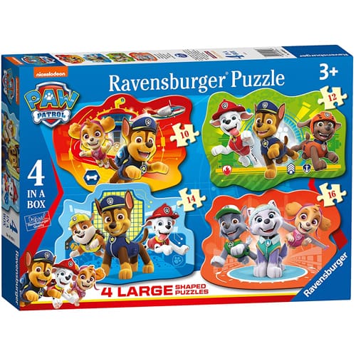 Paw Patrol Four Large Shaped Puzzles