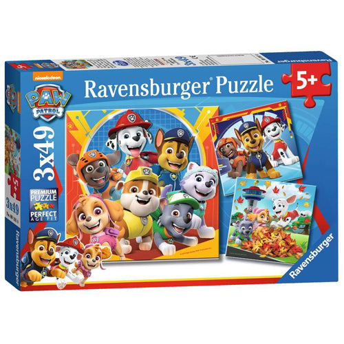 Paw Patrol Jigsaw Puzzle (3 x 49 pieces)