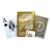 Peacock Large Print Playing Cards