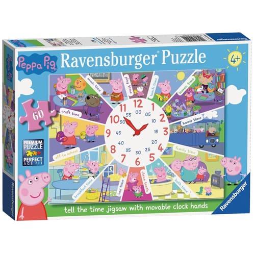 Peppa Pig Clock Puzzle (60 pieces)
