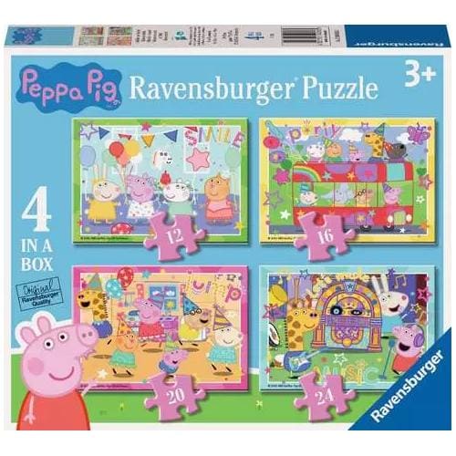 Peppa Pig Party Puzzle - 4 in a Box