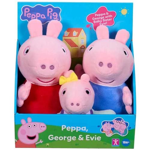 Peppa Pig Peppa/George/Evie 3-Pack