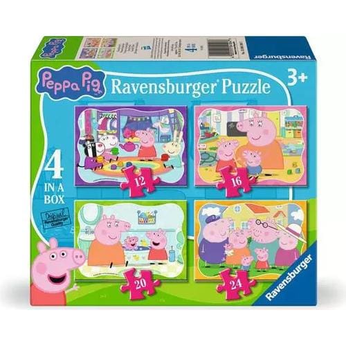 Peppa Pig Puzzle - 4 in a Box