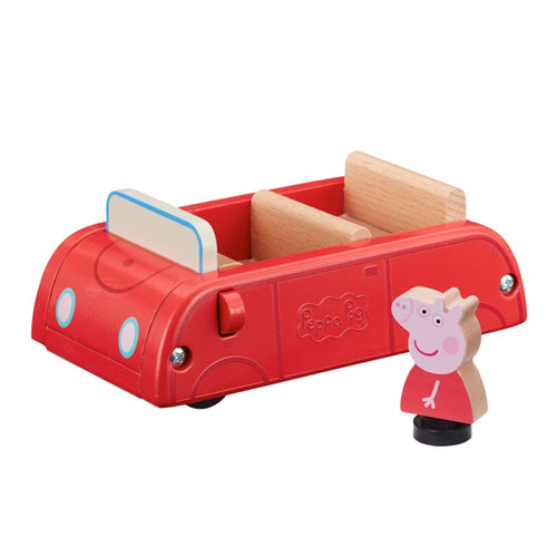 Peppa Pig Wooden Red Car