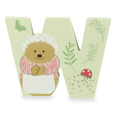 Peter Rabbit Alphabet Letter W