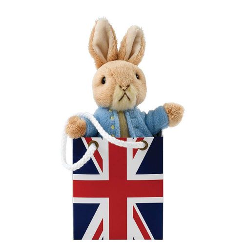 Peter Rabbit in Union Jack Bag