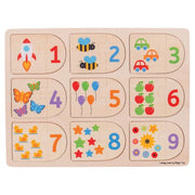 Picture & Number Matching Puzzle