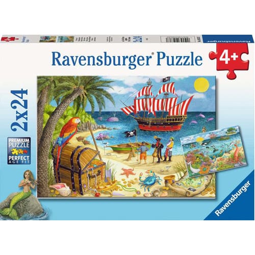 Pirates & Mermaids, 2x 24pc