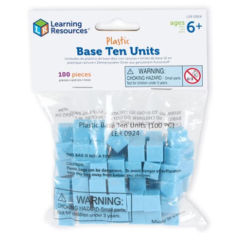 Plastic Base Ten Units (Set of 100)