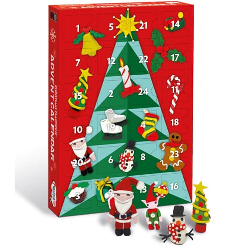 Plasticine Christmas Advent Calendar