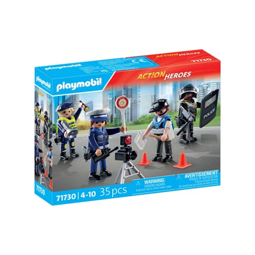 Playmobil 71730 Action Heroes Police Figure Set