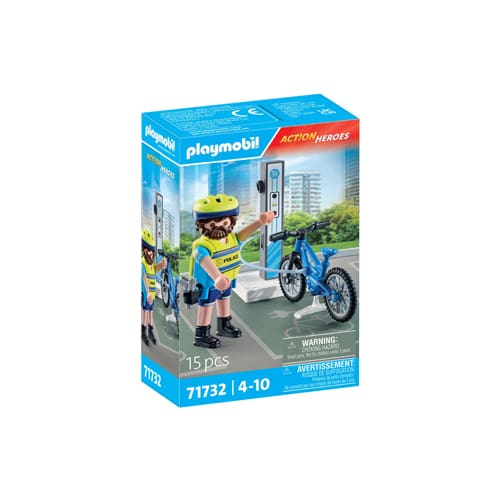 Playmobil 71732 Action Heroes Police Bicycle Patrol