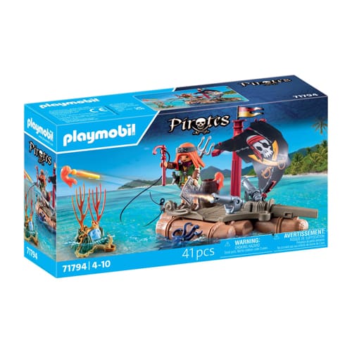 Playmobil 71794 Floating Pirate Raft With Treasure