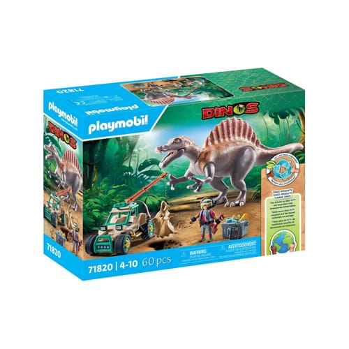 Playmobil 71820 Dinos Spinosaurus Attack At Dinosaur Excavation