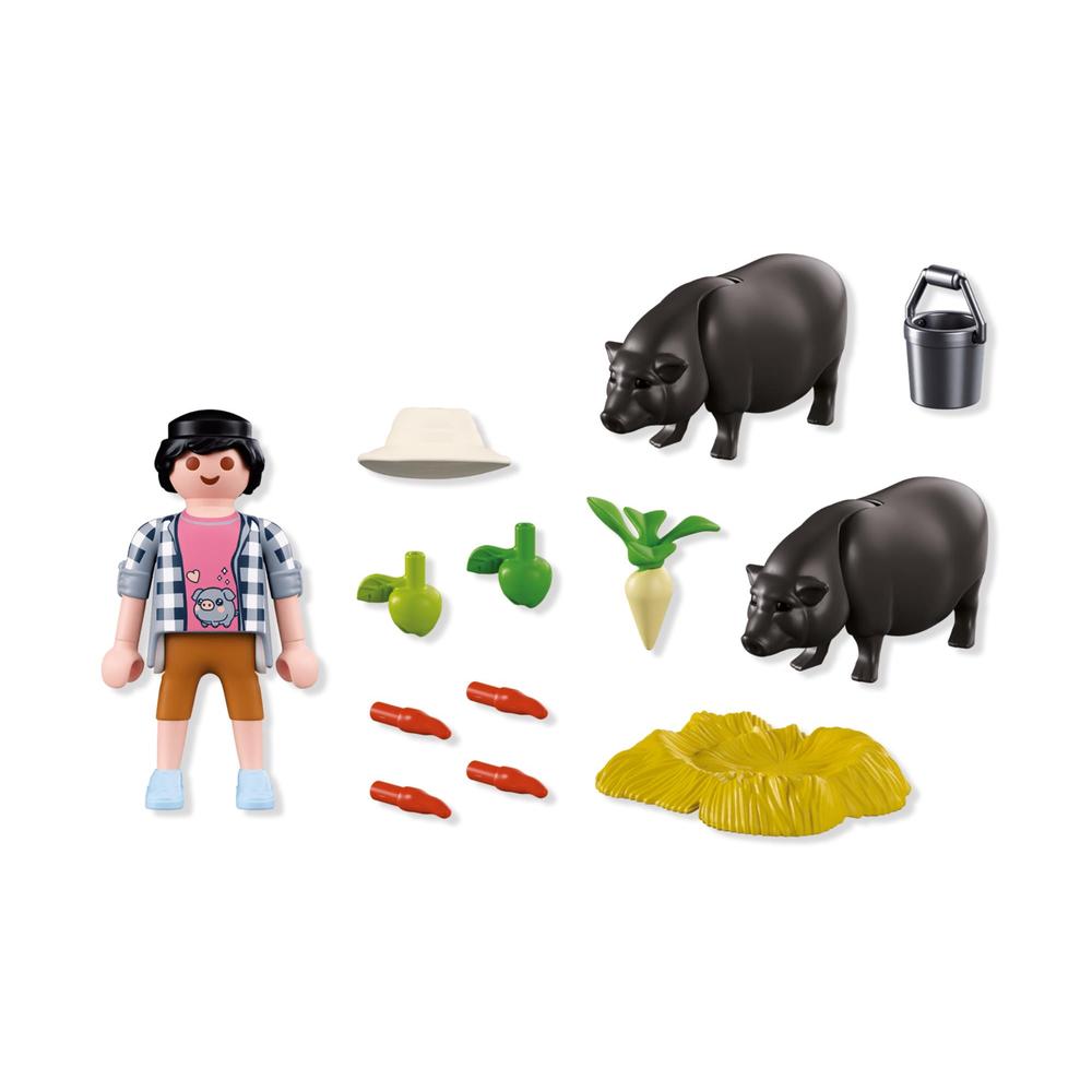 Playmobil: Farmer with Potbellied Pig