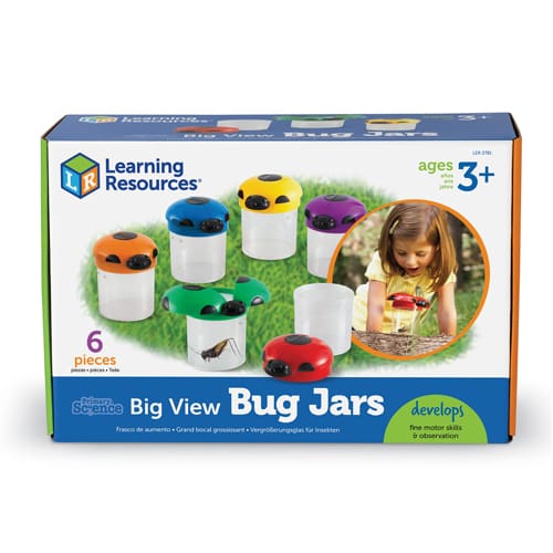 Primary Science Big View Bug Jars (Set of 6)