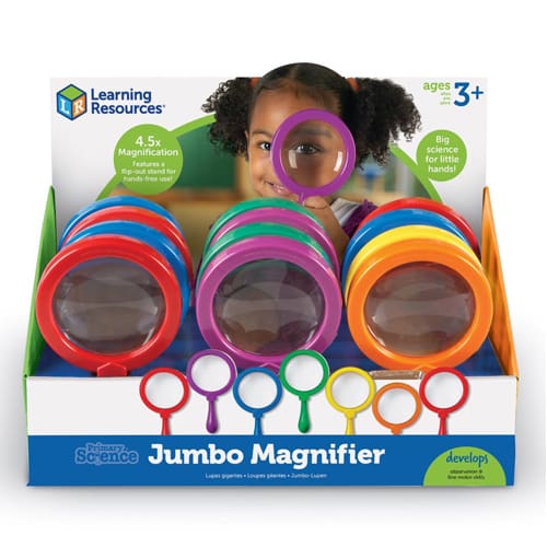 Primary Science Jumbo Magnifiers (Set of 12)