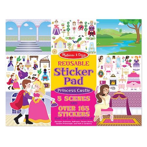 Princess Castle Reusable Sticker Pad