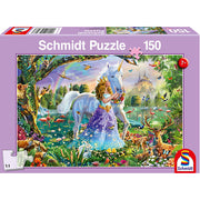 Princess, Unicorn and Castle (150pc)
