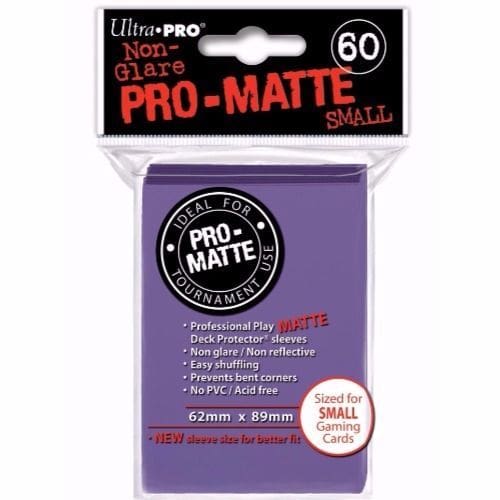 Pro Matte Small Purple Deck Protector Sleeves