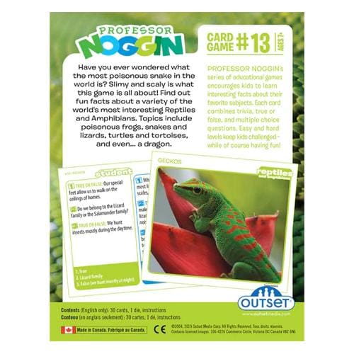 Professor Noggin: Reptiles and Amphibians