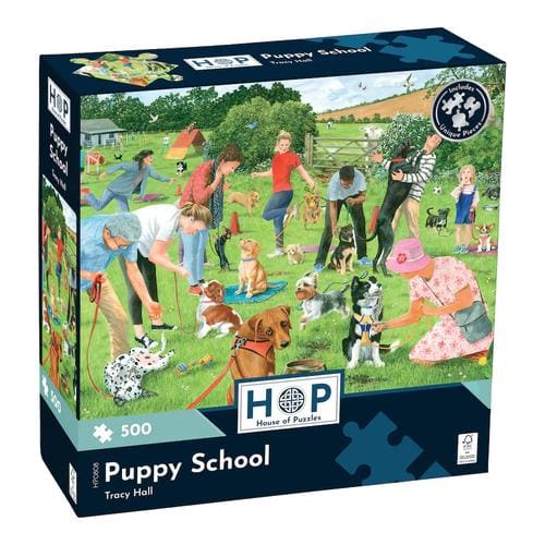 Puppy School 500 Piece Puzzle