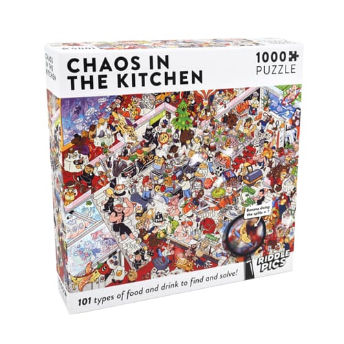Puzzle - Chaos in the Kitchen 1000 Piece Puzzle