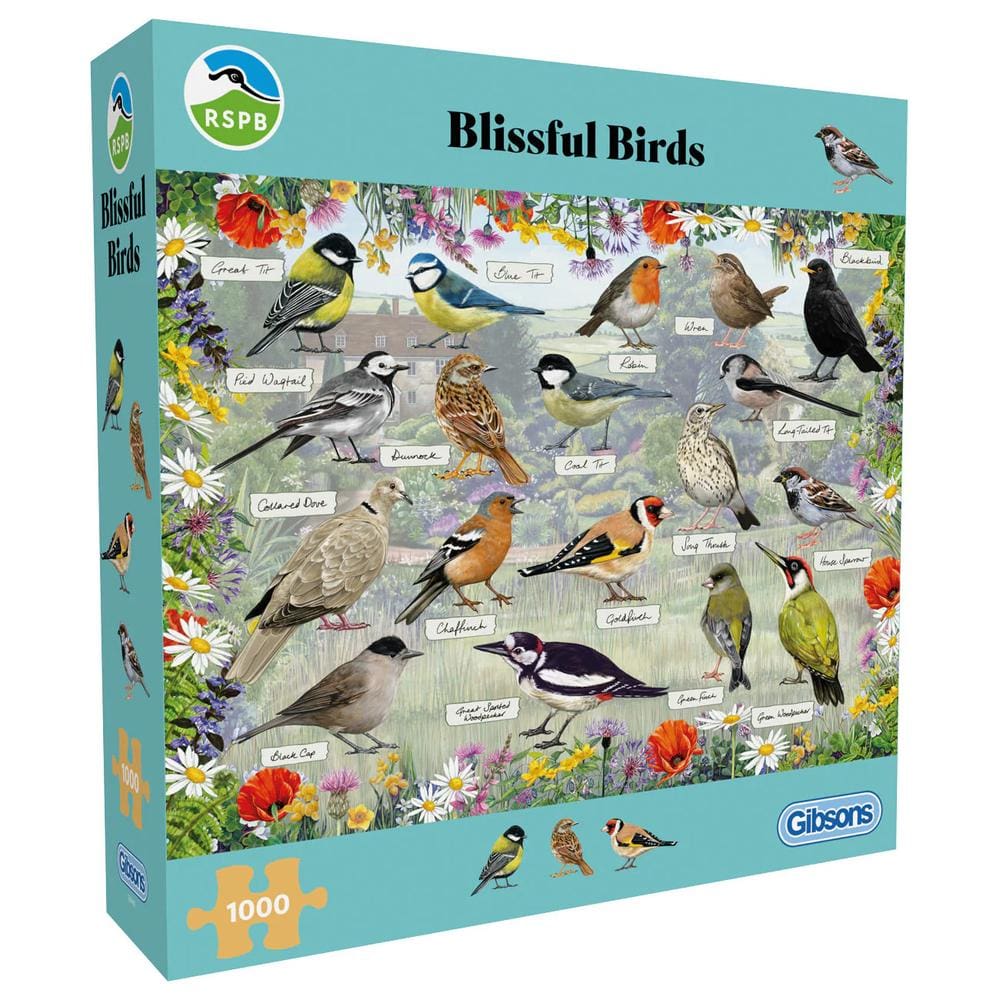 RSPB: Blissful Birds 1000 Piece Puzzle