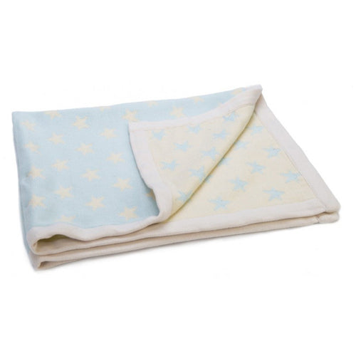 Ragtales Mimmo Luxury Blanket- Duck Egg Star