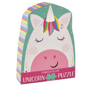 Rainbow Fairy 80pc "Rainbow" Shaped Jigsaw with Shaped Box