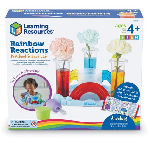 Rainbow Reactions Preschool Science Lab